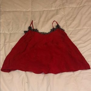 IKKS Red Lace Camisole
